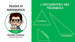 LORTOCENTRO E LE ALTEZZE DEI TRIANGOLI [upl. by Egdamlat502]