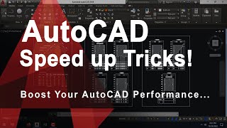 How to speed AutoCAD Performance best tricks [upl. by Moreen]