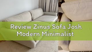 Review Zinus Sofa Josh Modern Minimalist [upl. by Dix]