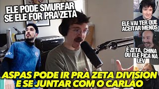 ANALISTAS GRINGOS ACREDITAM QUE ASPAS PODE ACABAR INDO PRA ZETA DIVISION E SER TREINADO PELO CARLÃO [upl. by Selmore]