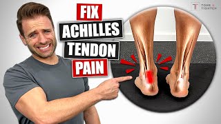 Heal Your Achilles Tendonitis At Home Achilles Tendon Treatment [upl. by Lauree]