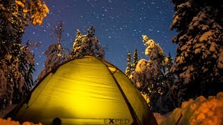 EXPLORING and HIKING in the Norwegian wilderness during winter [upl. by Ahtikal]