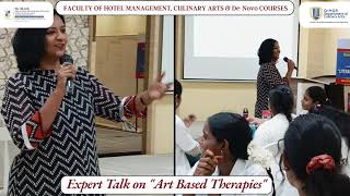 Expert Talk on quotArt Based Therapiesquot  Department of Psychology [upl. by Ardell]