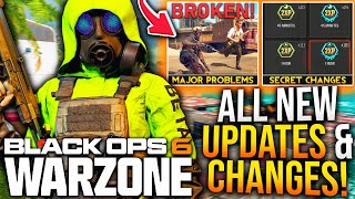 Black Ops 6 New BROKEN UPDATE PATCH NOTES All SECRET CHANGES Major FIXES amp More WARZONE Update [upl. by Alorac]