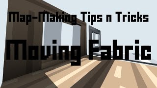 Krunker Map Making tips n Tricks  ep9  Moving Fabric curtains [upl. by Ahsitil696]