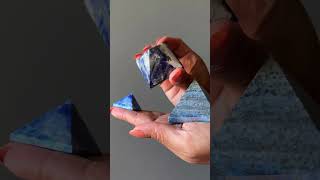 Lapis Pyramid Spiritual Blue Crystal [upl. by Ripley127]