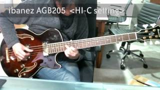 ibanez AGB205 Demo HiC setting [upl. by Yenmor]