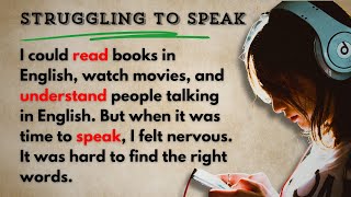 Cant Speak But Understand English  Learn English Through Story  Graded Reading  Beginner English [upl. by Larson859]