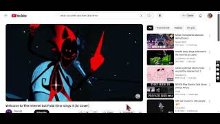 What occurred another fatal error but I reversed it and accidentally left youtube open [upl. by Yelrak]