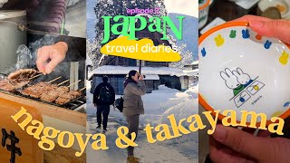 Japan Travel Diaries  Ep2 Hida beef Miffy store🐰 snowy mountain villages 🗻 [upl. by Narmi]