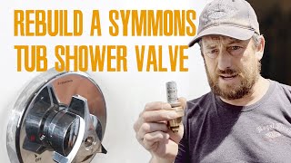 Rebuild a Symmons Tub Shower Valve [upl. by Aneehsram513]