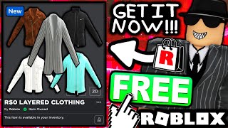 FREE ACCESSORIES HOW TO GET EVEN MORE LAYERED CLOTHING JACKETS X5 ROBLOX 3D LAYERED CLOTHING [upl. by Ion]