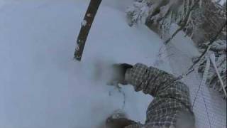 Snowboarding with my GoPro POWDER  Oberwiesenthal Fichtelberg [upl. by Akenal480]