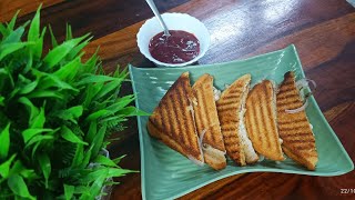 How to make VegToast Sandwich veg grill sandwich at home veg cheese toast sandwich food recipe [upl. by Nytram]