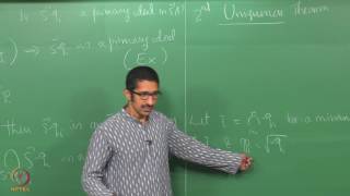 Lecture 34  Second Uniqueness Theorem Artinian Rings [upl. by Jair398]