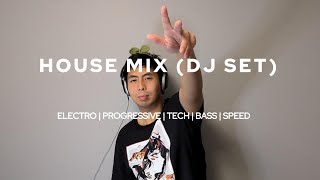 T3MPURA  HIGHENERGY HOUSE MIX FOR YOUR WORKOUT  Electro Progressive Tech Bass Speed DJ set [upl. by Ahsenhoj]