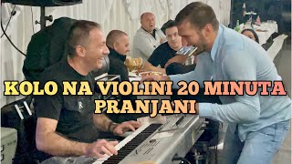 KOLO NA VIOLINI 20 MINUTA  NAJBOLJA RITAM SEKCIJA ACE NIKOLICA BRAJICA I PRVA VIOLINA VELJKO CIRIĆ [upl. by Gnolb395]