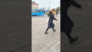 Main city in Croatia Zagred Railway station 🚉youtubeshorts dance travel love viralvideoblogs [upl. by Sitoiganap]