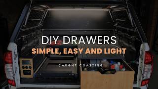 EASY 4WD drawers DIY  Canopy Setup Series [upl. by Neelear373]