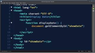 How to Display Date and Time on Web Page using JavaScript JavaScript Tutorial [upl. by Jsandye]