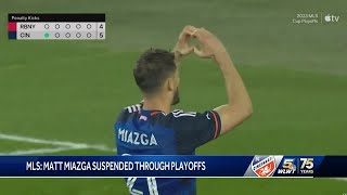 Matt Miazga to miss Eastern Conference Finals due to suspension [upl. by Aerdnac]