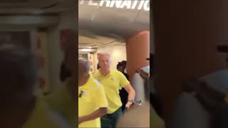 Bafana Bafana Receive a Warm Welcome in Cape Town afcon Qualifier [upl. by Gnas39]