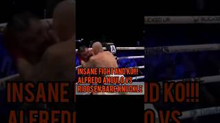 Insane fight and koAlfredo angulo vs Riggs en bare knuckle bkfc 🤯🤯 [upl. by Plume]