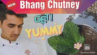 Uttarakhand Cuisine Bhang ki chutney best chutney recipe❤️ [upl. by Symons]