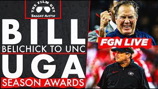 FGN Live Bill Belichick to UNC  Georgia End of Season Awards [upl. by Nasah]