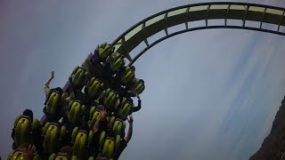 Medusa  Six Flags Discovery Kingdom  Back Row 4K HD POV  December 2023 [upl. by Nalyak]