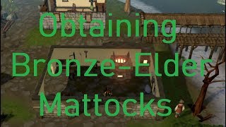 Runescape 3 How to GetMake Bronze  Elder Rune Mattocks NonAugmented Mattocks [upl. by Cristiona]