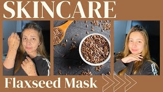 Face Botox At Home✨Flax seeds se bnaye skin tight karny ka mask😃100 results👍Minahil Nadeem [upl. by Orimlede]