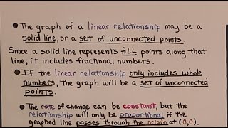 8th Grade Math 41b Examining Linear Relationships [upl. by Karub604]