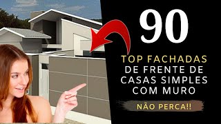 🏠 Explore a Beleza 90 Fachadas de Casas com Muros que Surpreendem IMPERDÍVEL [upl. by Ahrendt]