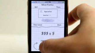 Mathemagics  Mental Math Tricks iPhone App Demo [upl. by Philis604]