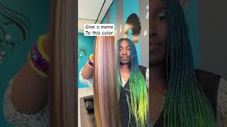 Hair braid color blend [upl. by Clymer]