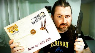 Death By Chefs Knife Murder Mystery Party Case Files Review [upl. by Itch]