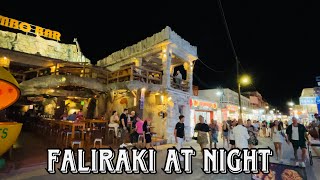 Faliraki at Night  Rhodes Greece [upl. by Norah]