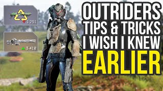 Outriders Tips And Tricks I Wish I Knew Earlier  Auto Loot Crafting Combat amp More [upl. by Combs637]