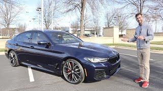 2023 BMW M550i POV Start Up Test Drive Walkaround and Review [upl. by Attekahs960]