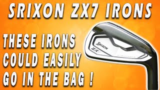 Srixon ZX7 MKII Irons FORGIVENESS Review [upl. by Adnohr]