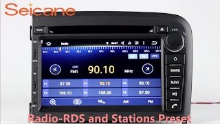 19982006 VOLVO S80 aftermarket radio gps navigation system with dvd player 3G WIFI Touch Screen [upl. by Higgs]