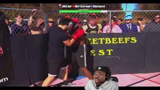 KEEM vs COLD SWEAT Reaction  STREETBEEFS [upl. by Llehctim334]