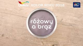 Kolor Roku 2018 Dulux  Różowy a Brąz [upl. by Ahseikram244]