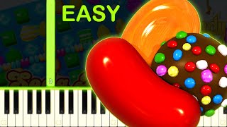 CANDY CRUSH SAGA THEME  EASY Piano Tutorial [upl. by Ferretti598]