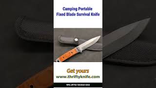 Camping Portable Fixed Blade Survival Knife [upl. by Nnazil133]