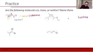 C102Practice Naming Cis Trans Isomers [upl. by Maretz91]