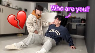 I Lost My Memory Prank On My Cute Boyfriend Hes angryGay Couple LucasampKibo BL [upl. by Odelinda]