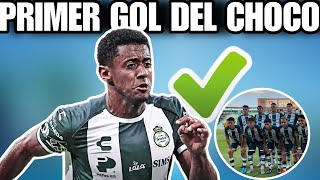 EL CHOCO LOZANO ANOTA SU PRIMER GOL CON EL SANTO LAGUNA [upl. by Brieta]