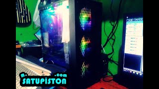 UNBOXING DAN REVIEW CASING POWER UP RAPTOR SENTINEL INCLUDE 3 FAN RGB FREE [upl. by Nwahsiek]